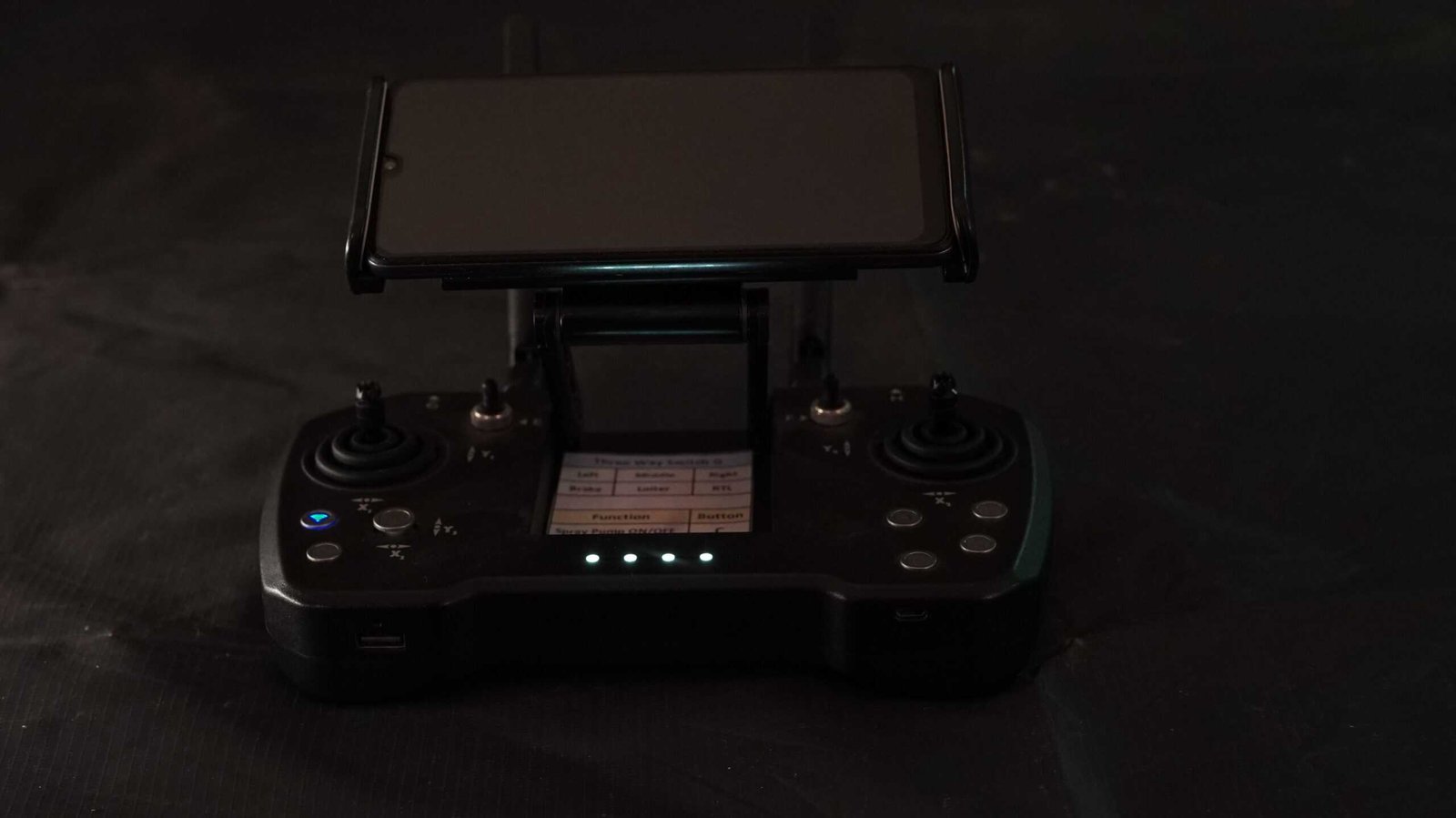 Shakti drone controller photographed in the studio